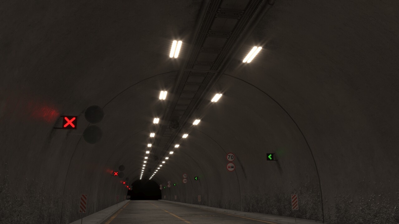 ArtStation - Impressive Highway Tunnel | Game Assets