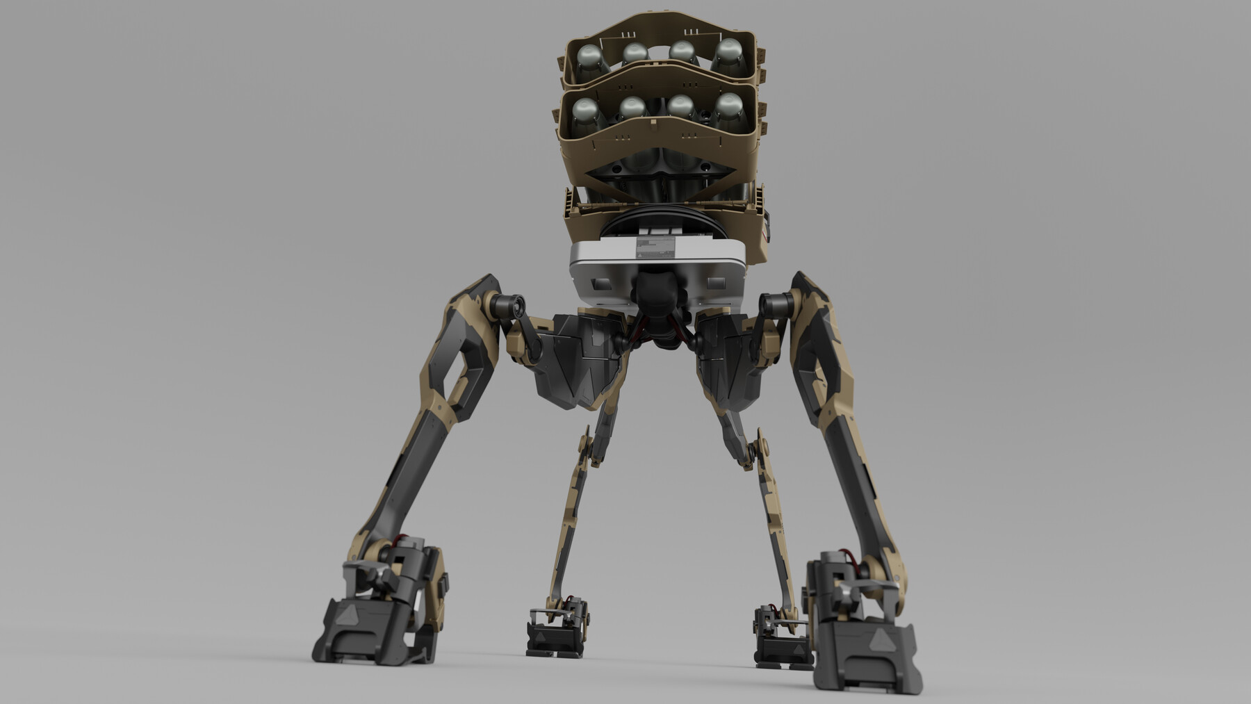 ArtStation - Robot: Quadruped Missile Launcher | Resources