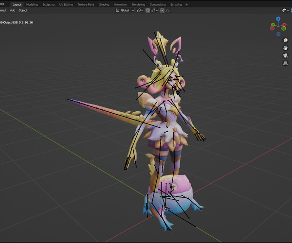 ArtStation - League of Legends - Star Guardian Neeko Prestige RIGGED ...