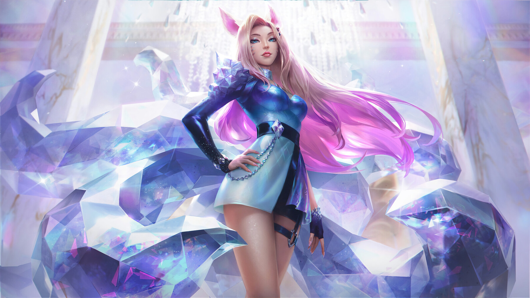 ArtStation - League of Legends - KDA ALL OUT Ahri RIGGED | Resources