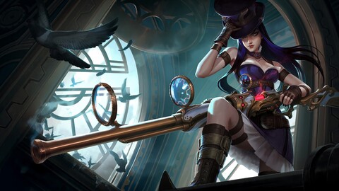 League of Legends - Caitlyn RIGGED