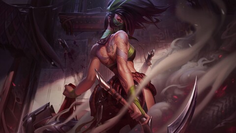 League of Legends - Akali RIGGED
