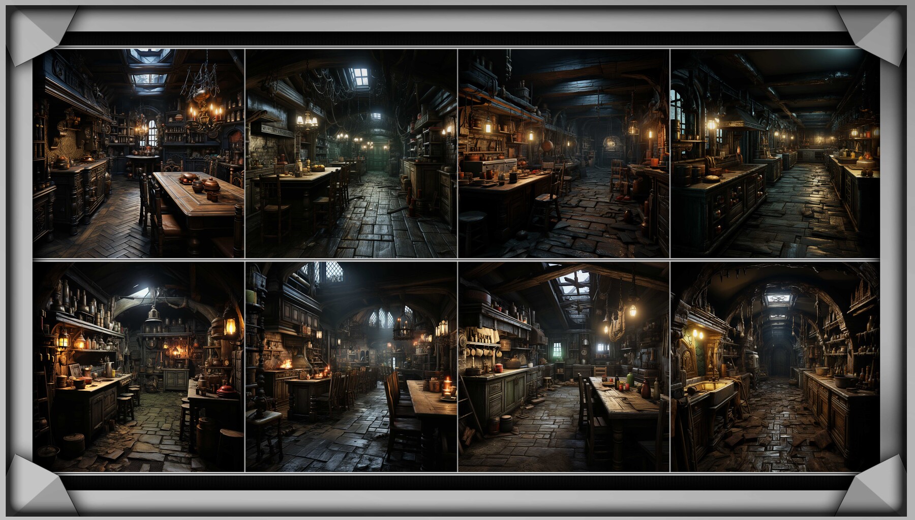 ArtStation - 259 Haunted House Premade Backgrounds | Artworks