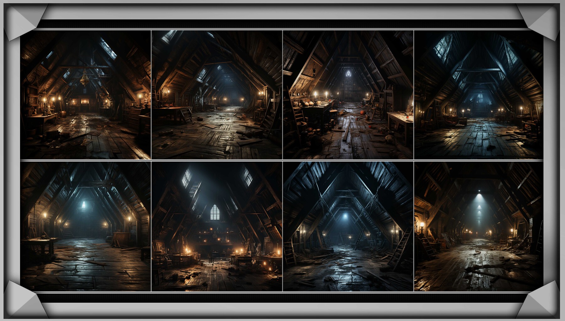 ArtStation - 259 Haunted House Premade Backgrounds | Artworks