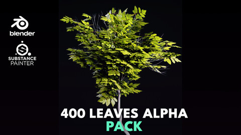 400+ Foliage Alpha Pack