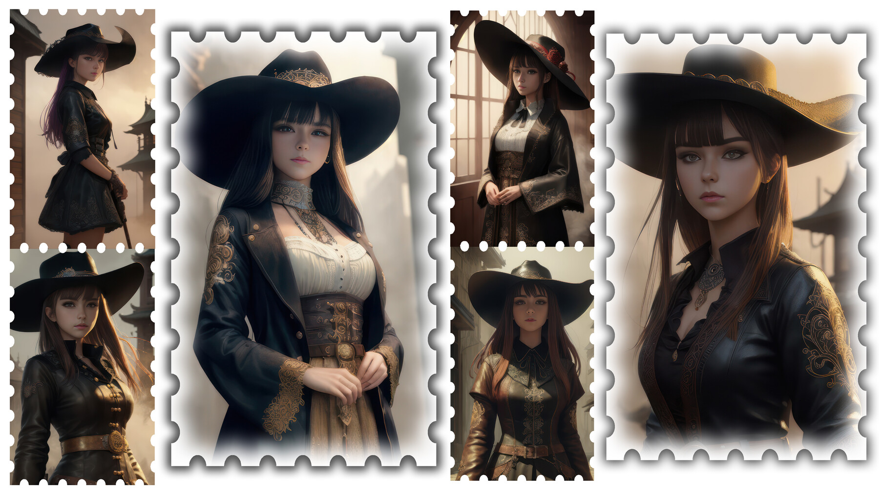 ArtStation - 330 Realistic Female Cowboy Reference Pack, 4K