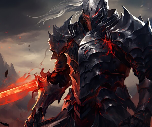 ArtStation - Anime Knight Wallpaper Art | Artworks