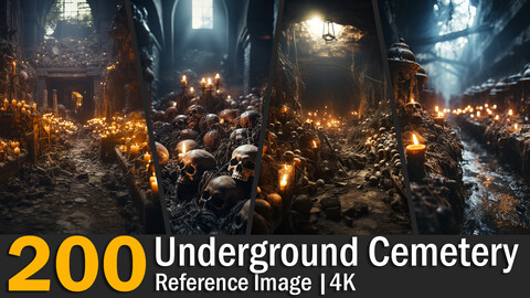 Underground Cemetery | Reference Images | 4K