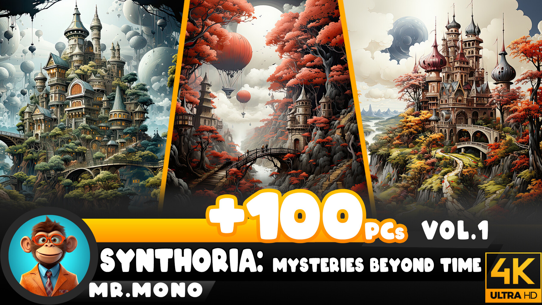 Synthoria: Mysteries Beyond Time Vol.1 | Reference Images