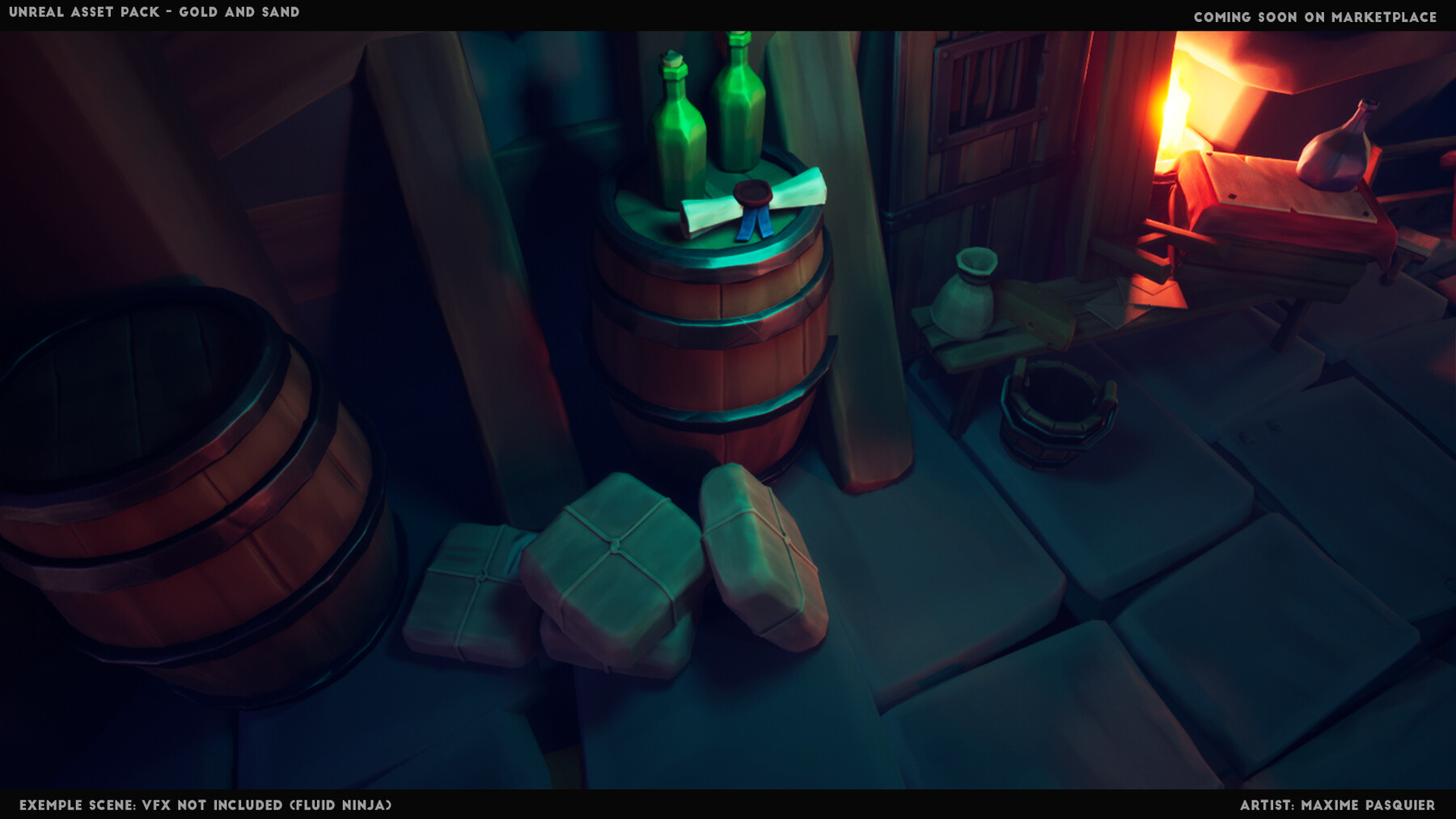 ArtStation - Stylized Pirate Pack (UNREAL ENGINE 5) | Game Assets