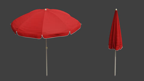 Beach Umbrella Game-Ready Pack B