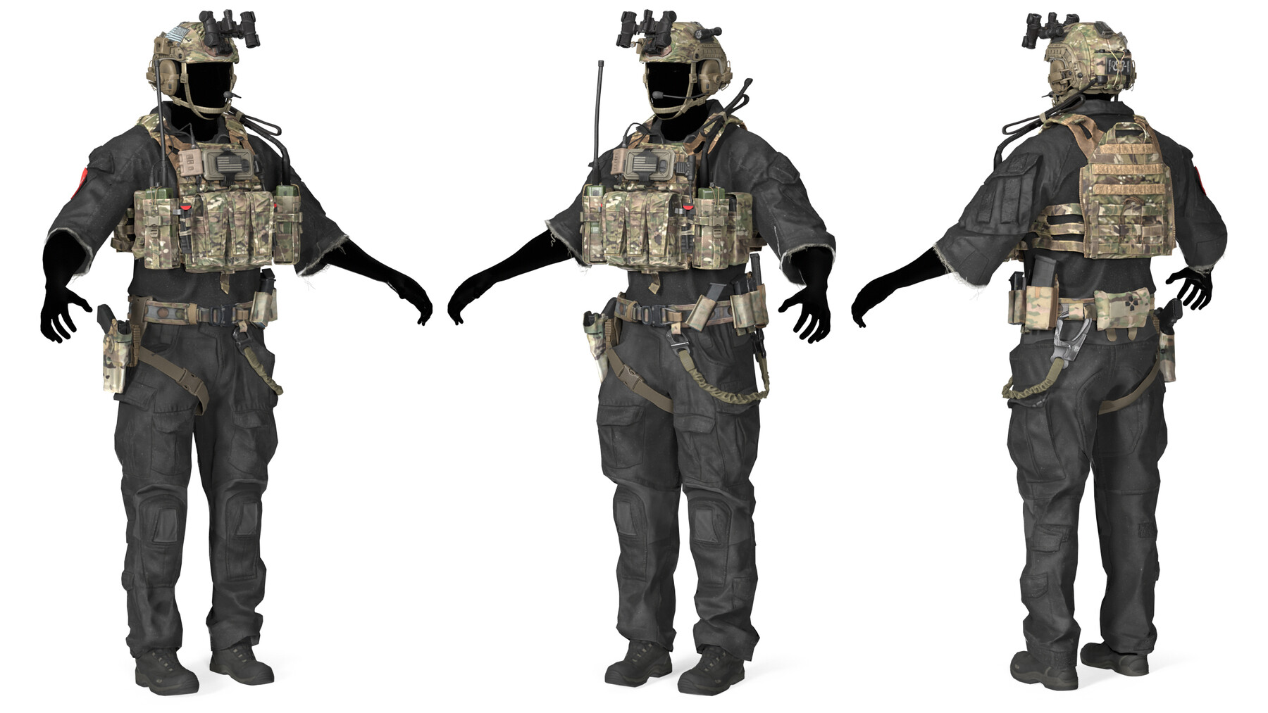 ArtStation - CRYE PRECISION COMBAT UNIFORM | Game Assets