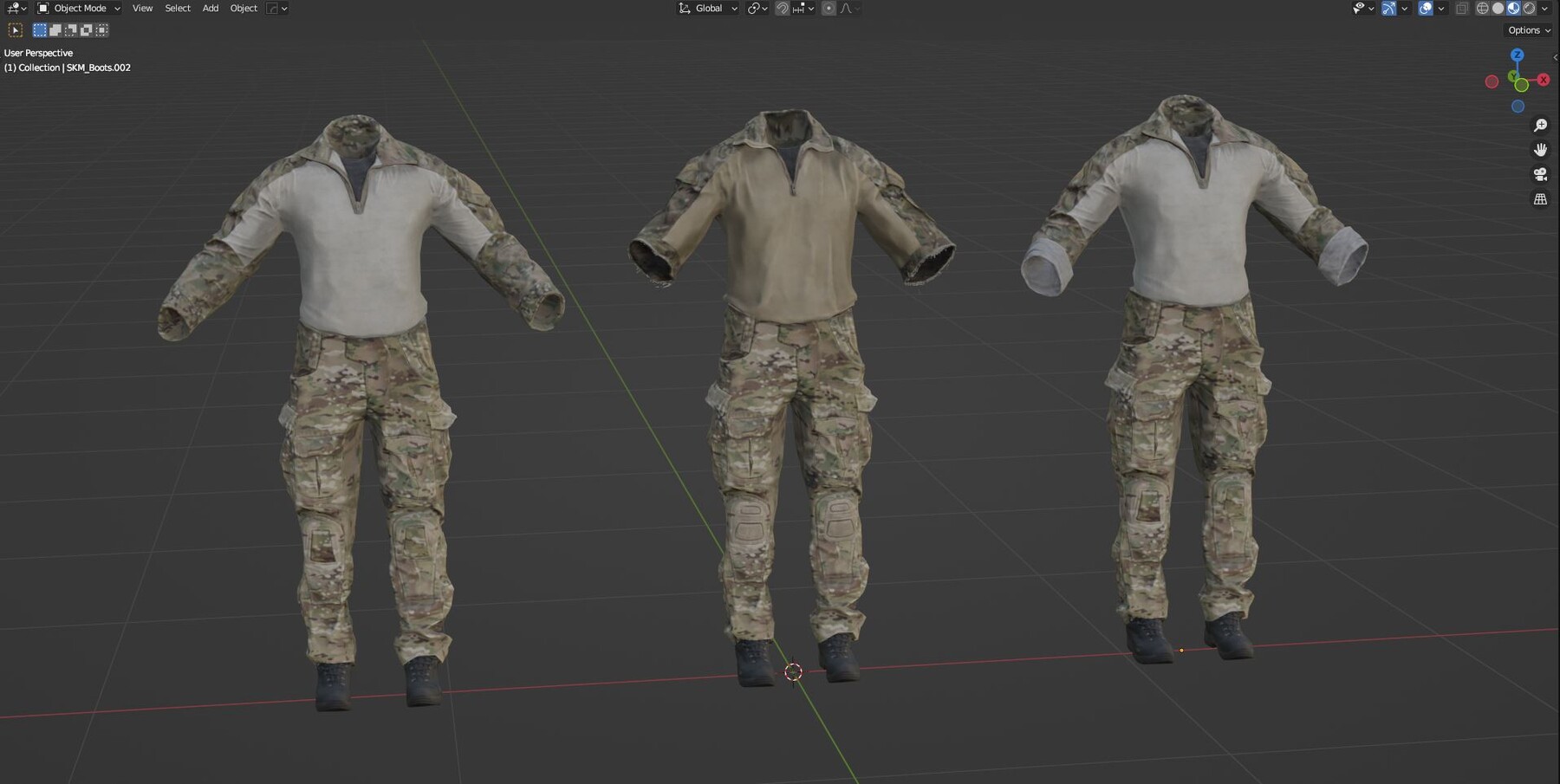 ArtStation - CRYE PRECISION COMBAT UNIFORM | Game Assets