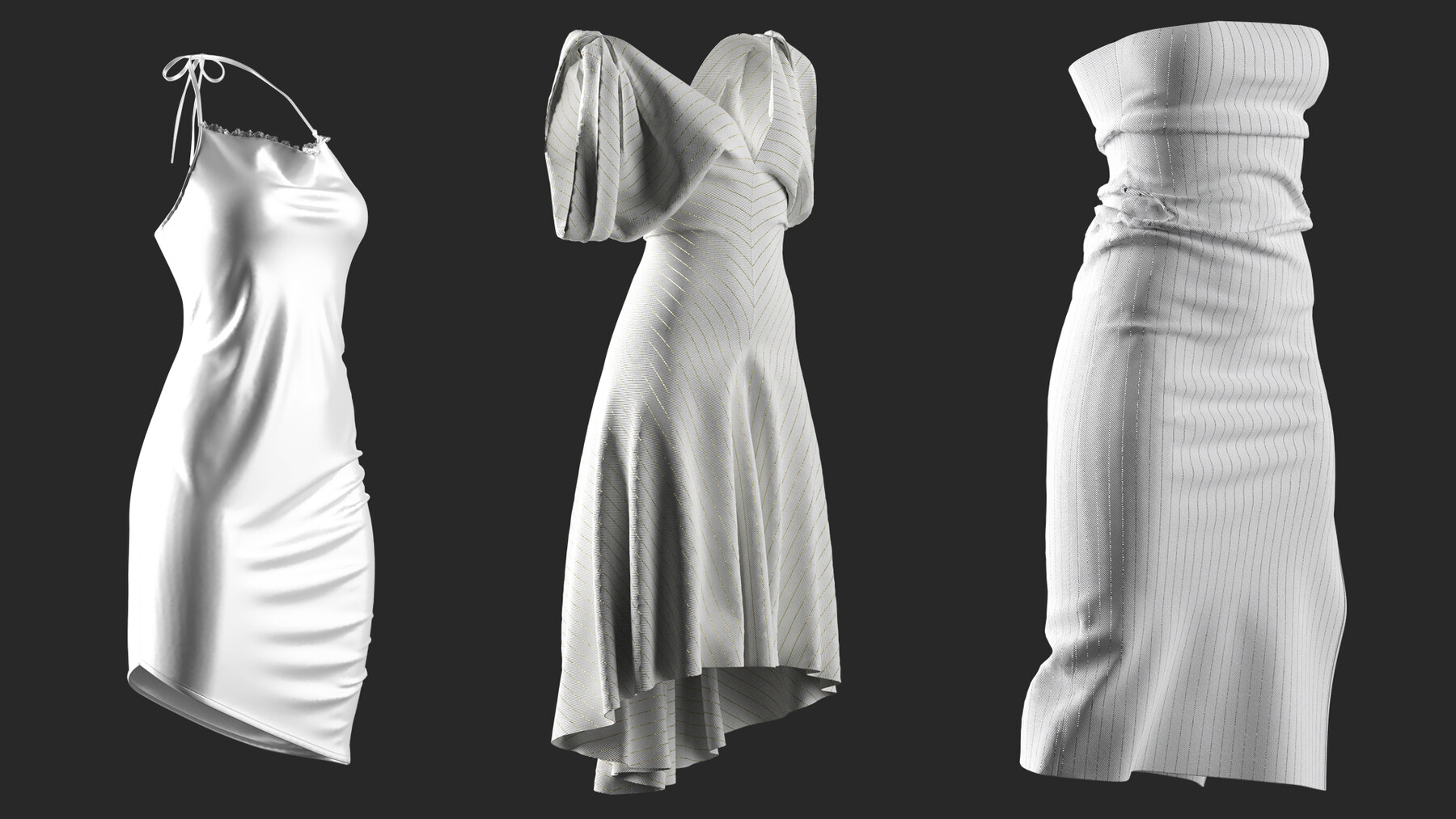 ArtStation - 22 Women's Clothes - VOL 4 - Marvelous / CLO Project file ...