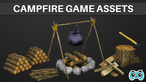 Stylized Campfire Set