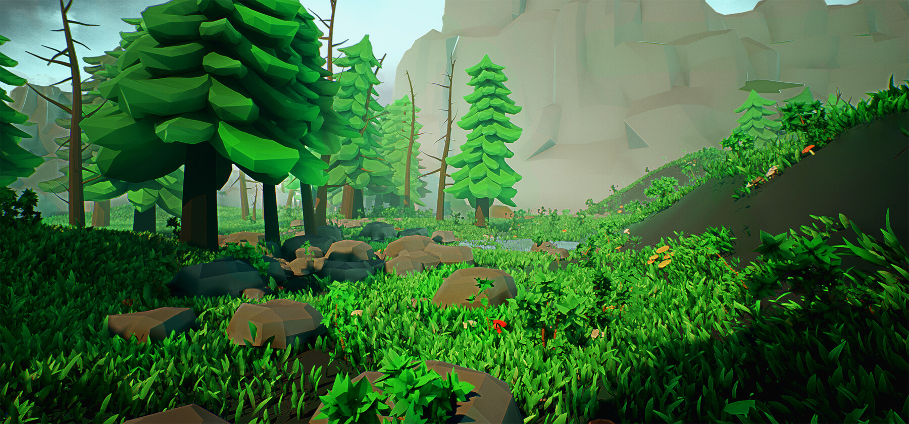 ArtStation - Forest/Nature Pack - Low poly Environment | Game Assets