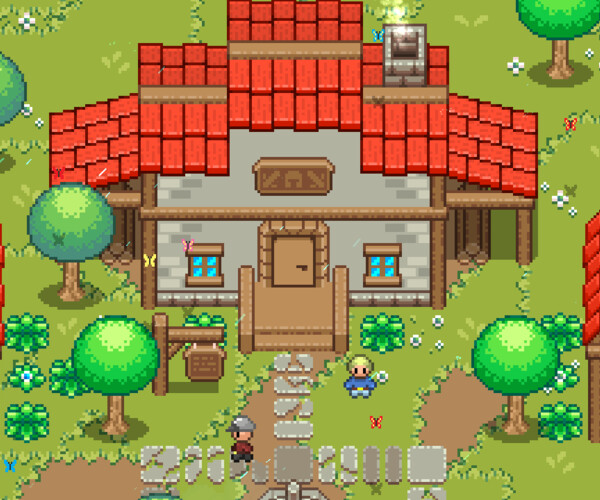 ArtStation - Blacksmith Shop 16x16 Pixelart Tileset | Game Assets