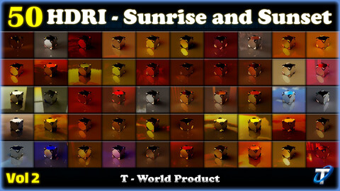 50 HDRI - Sunrise and Sunset (MEGA Bundle) - Vol 2