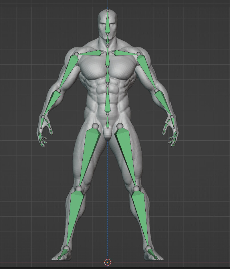 Artstation Muscular Male Heroic Anatomy Basemesh Man Base Mesh High Poly And Rigged Low Poly