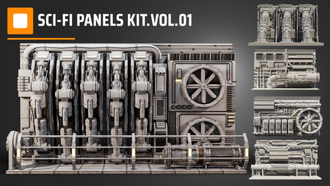 sci-fi panels kit.vol 01