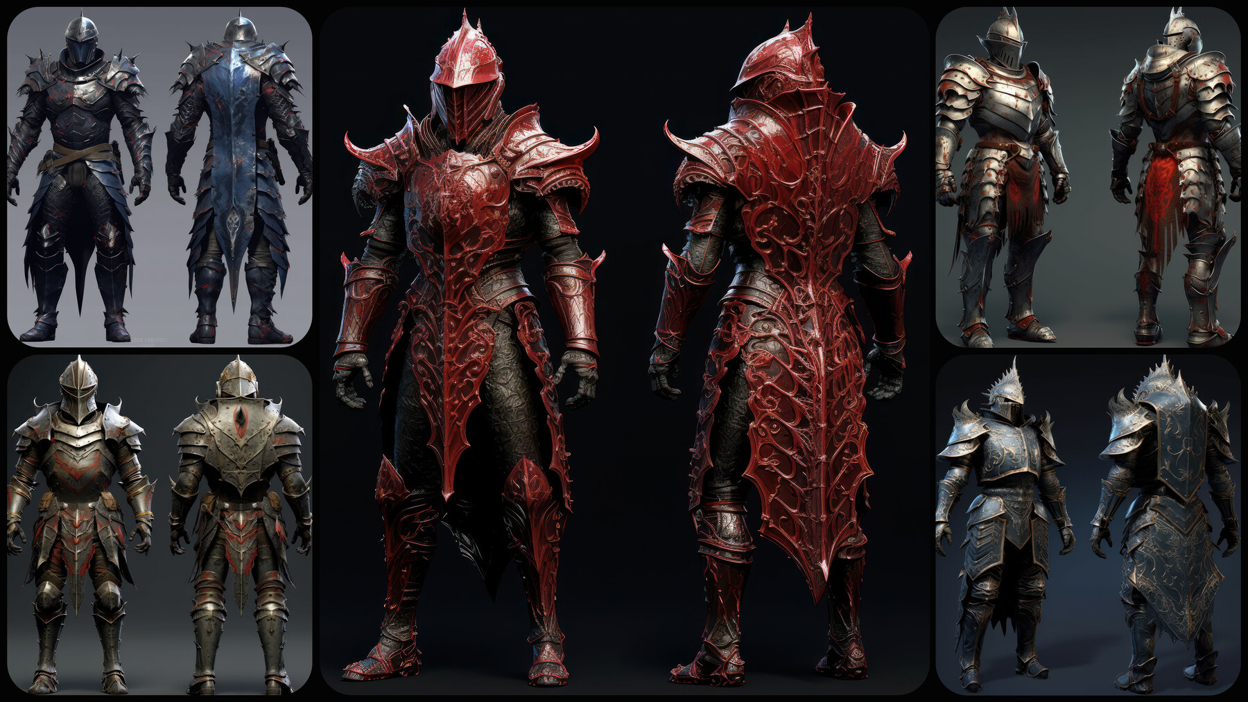 ArtStation - 220 Knight Battle Armor Reference Image Pack v.1 | Artworks