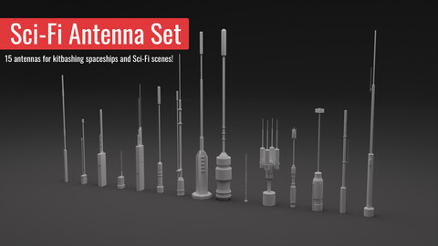 Sci-Fi Antenna Set