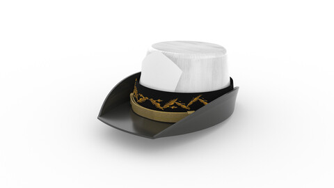 Navy High Officer Cap Hat (Woman)