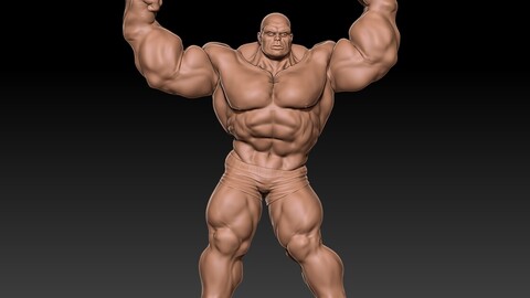 Strongman pose STL 3d Printer