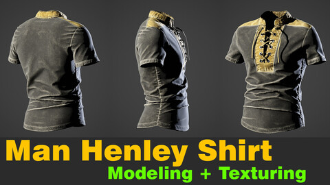 Man Henley Shirt