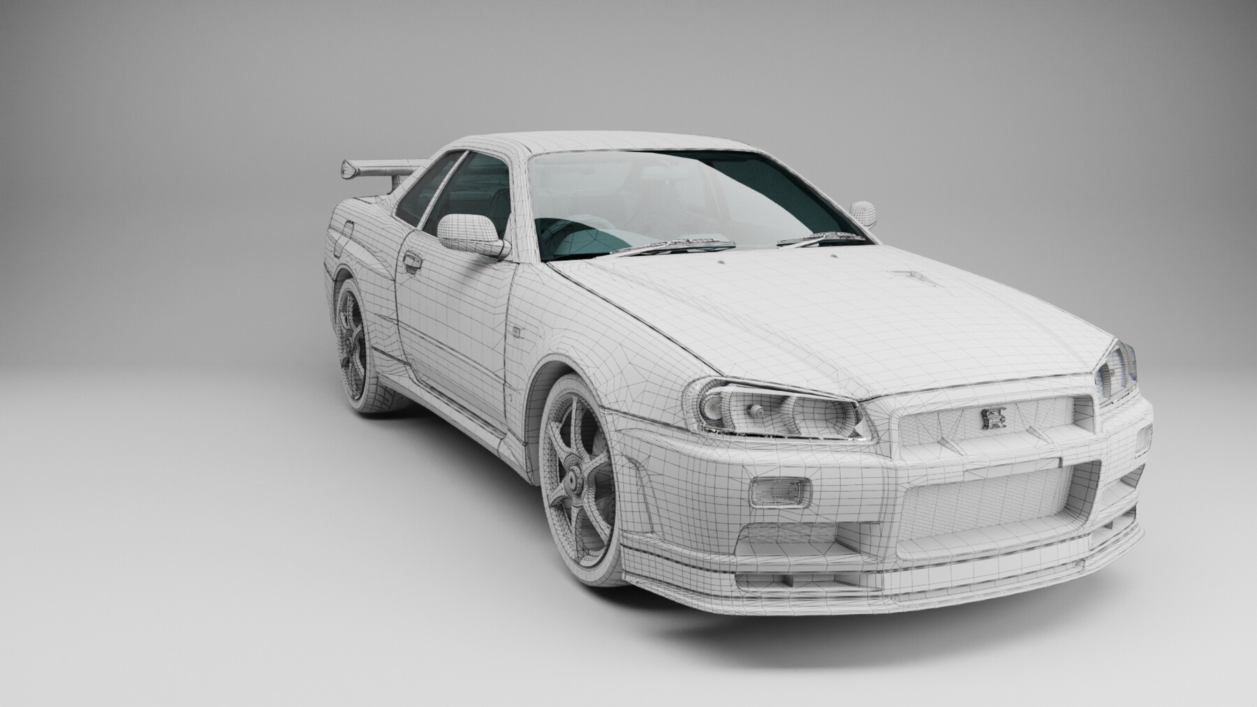 2002 NISSAN SKYLINE GTR R34 V-SPEC II Model 3D - TurboSquid 2103866