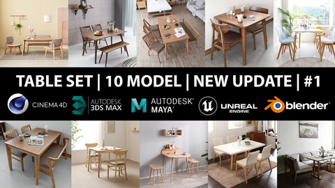 Table Set Pack | 10 Model | New Update | #1