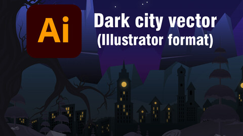 Dark City Vector file