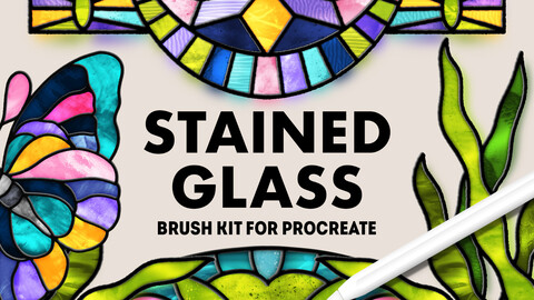 Stained Glass Brushes For Procreate