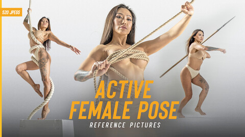 520+ Active Female Poses Reference Pictures