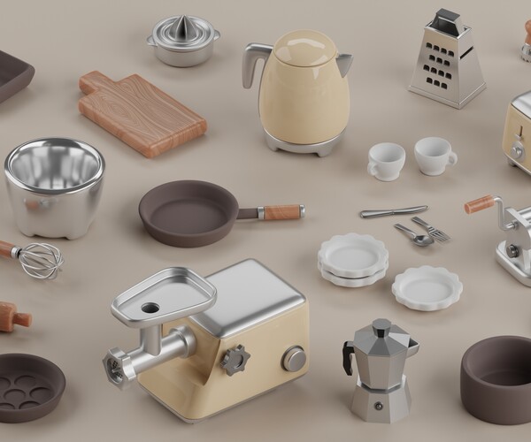 ArtStation - Kitchenware | Resources