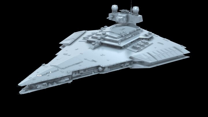 ArtStation - Victory 1 Class Star Destroyer - Star Wars | Game Assets