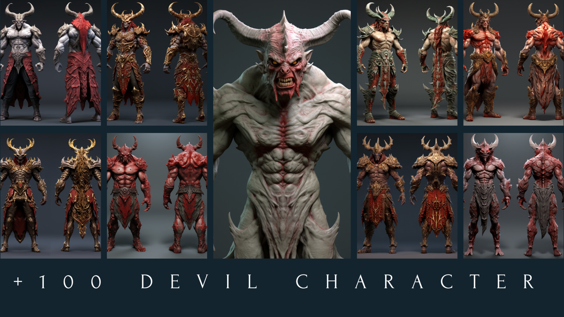 ArtStation - The Devil All the time character poster