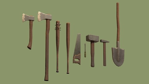 LowPoly Weapons Pack