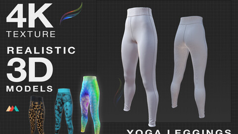 Yoga Leggings - Procreate 3D Model