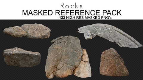 PNG/Masked Reference Pack - Rocks - 123 Royalty Free Photos