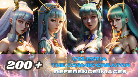 200 + CELESTIA - THE COSMIC CREATOR | Reference Images