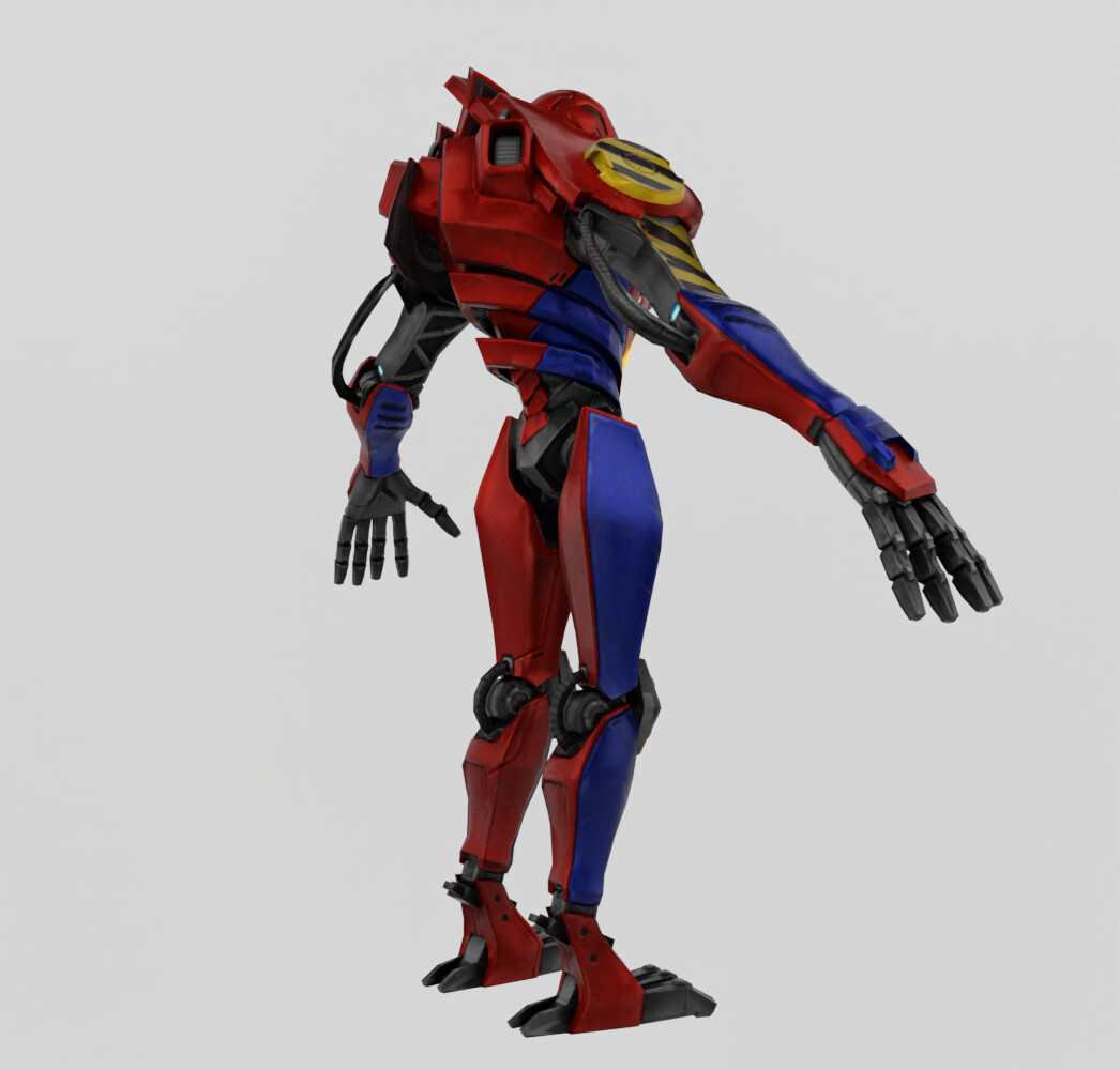 ArtStation - Peni Parker Robot Spiderman Spiderverse Textured Model |  Resources