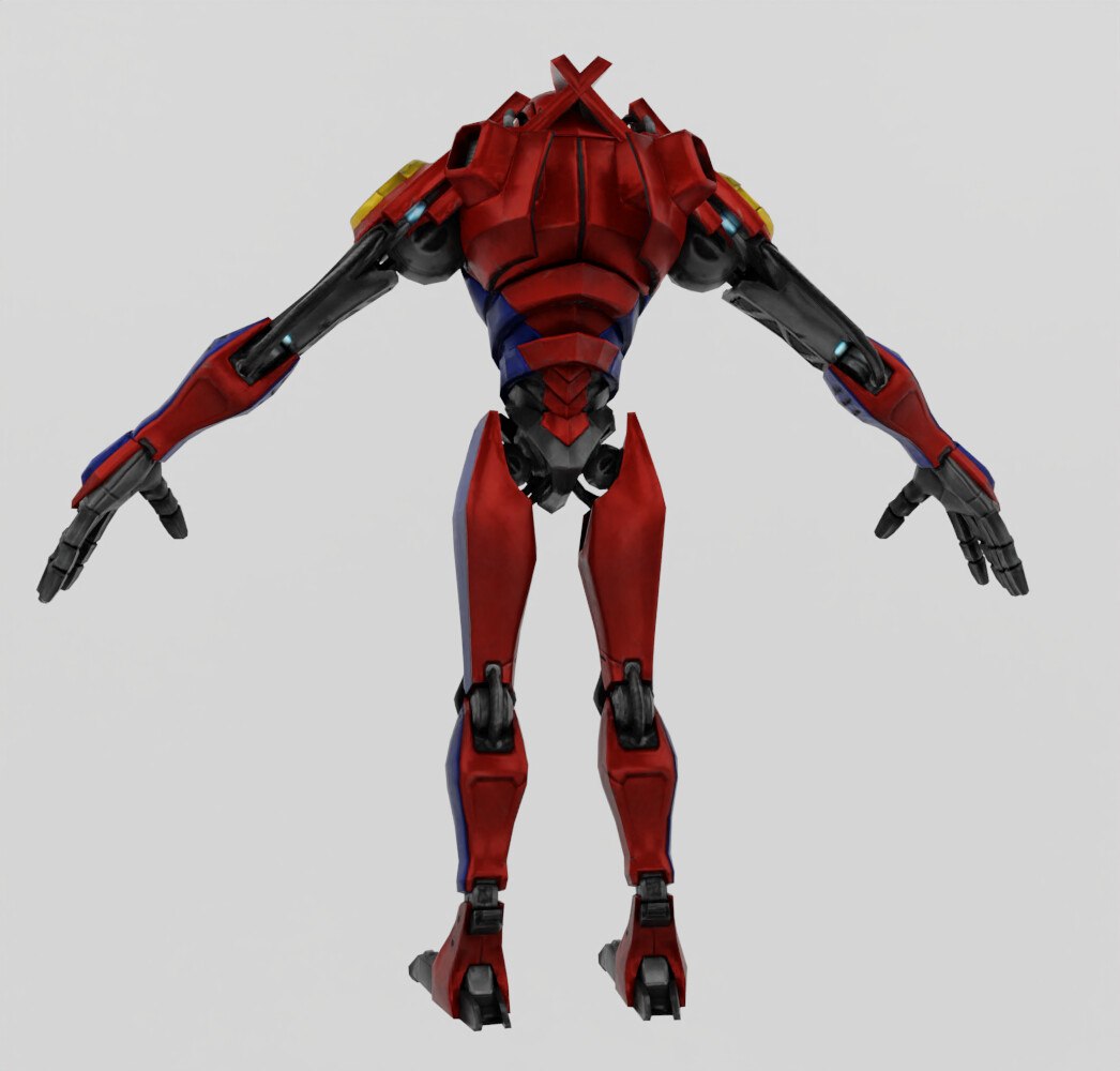 ArtStation - Peni Parker Robot Spiderman Spiderverse Textured Model |  Resources