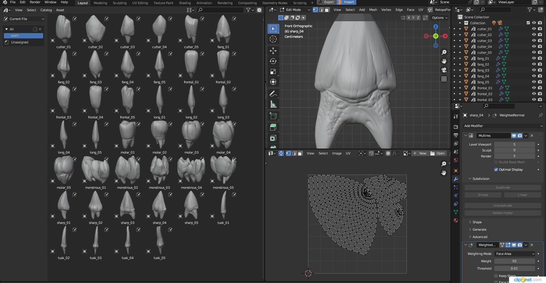 ArtStation - Creature Teeth | Resources