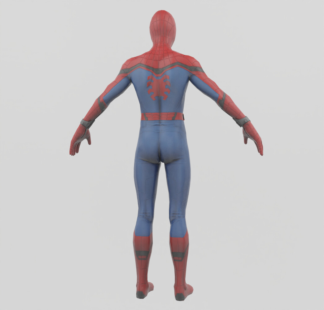 ArtStation - Spiderman Civil War Suit Spiderverse | Resources