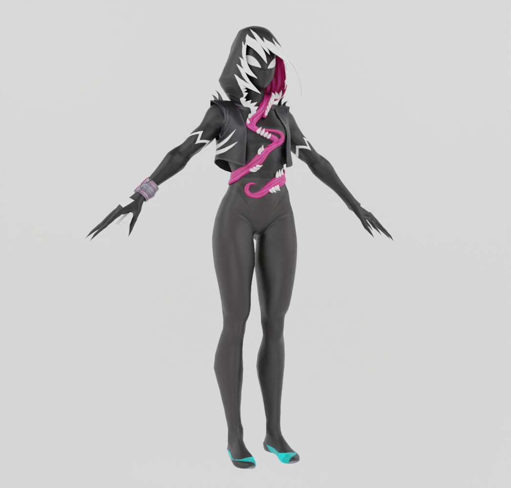 ArtStation - Gwenom Gwen Venom Symbiote | Resources