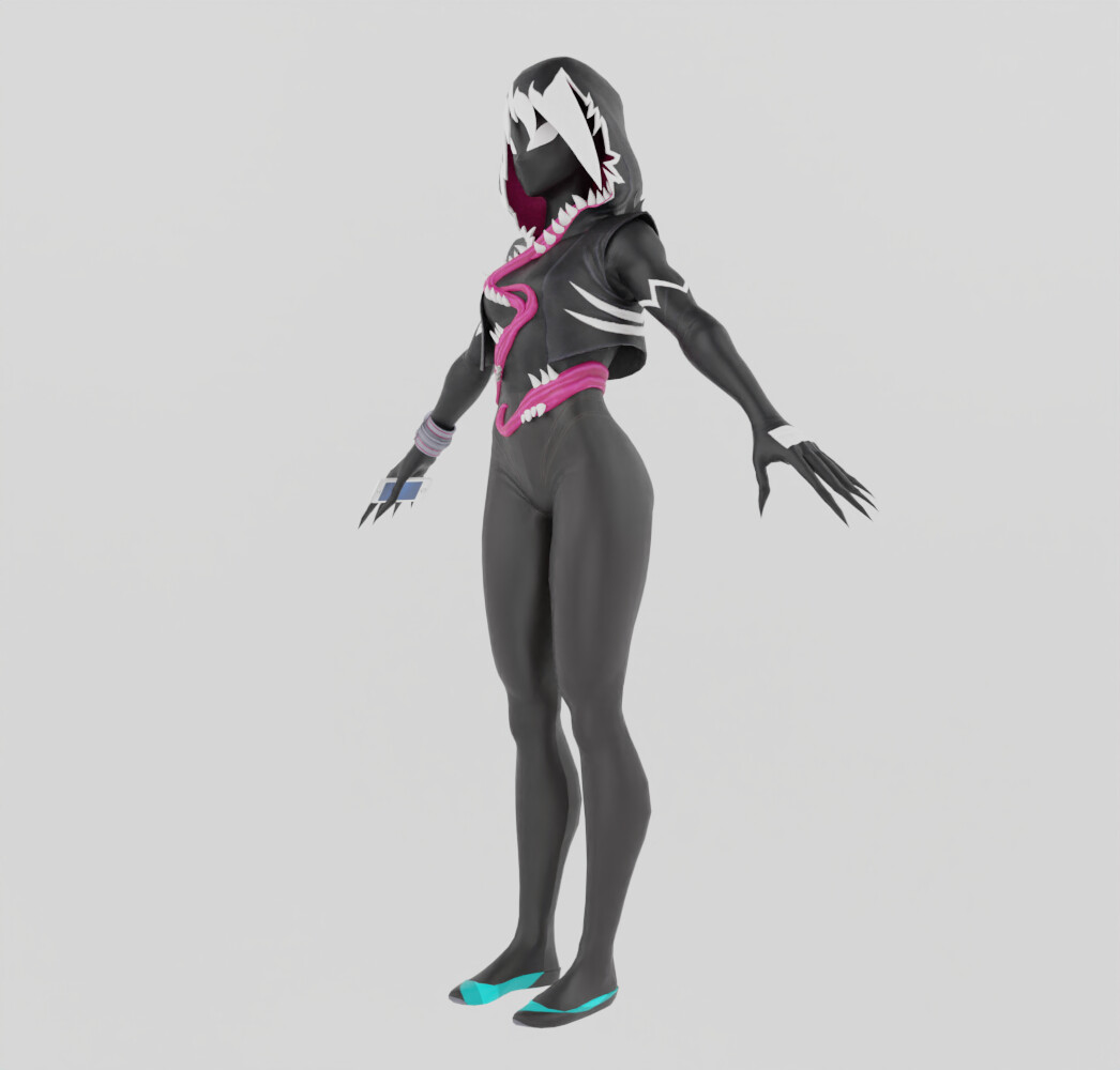 ArtStation - Gwenom Gwen Venom Symbiote | Resources