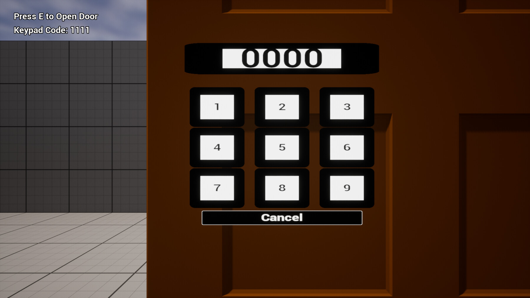 Roblox - Code Door (GUI and Model) 