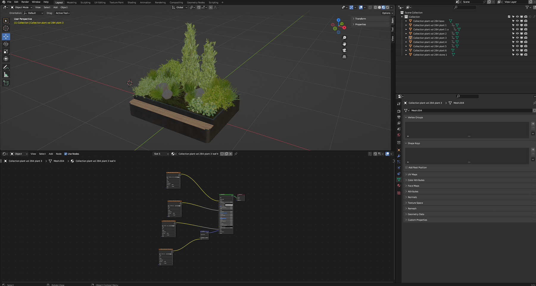 ArtStation - Collection Plant Vol 284 - Blender Model | Resources