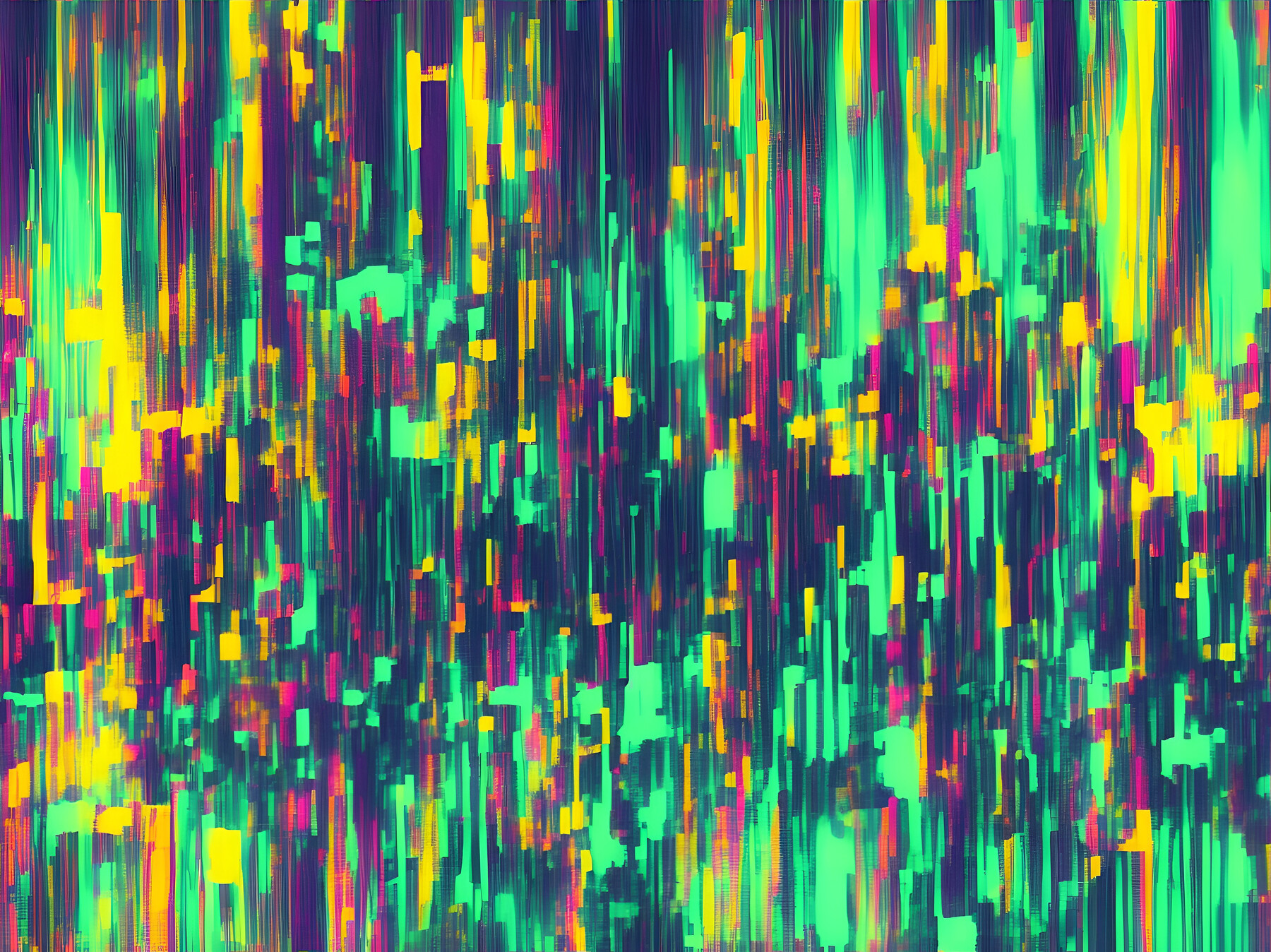 Colorful Glitch Effect Background (JPG)
